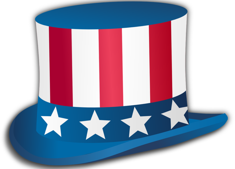 A Sweet Celebration of Love: Valentine's Week in America (Hat, uncle sam hat, icon, symbol, usa, america)