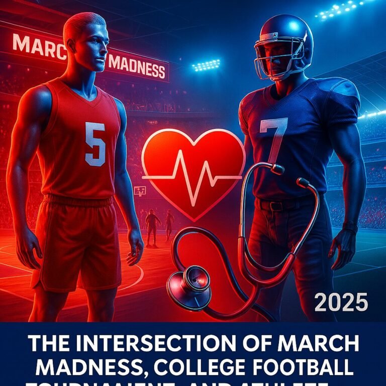🏀 The Intersection of March Madness, College Football Tournament, and Athlete Health in 2025 – Part 2