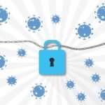 Health & Resilience: America's Post-Pandemic Journey in Love and Well-being (Part 2) lock, chain, virus, lock down, covid-19, coronavirus, pandemic, quarantine, disease, worldwide, infection, epidemic, constraint, isolation