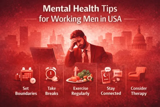 Mental Health Tips for Working Men in USA