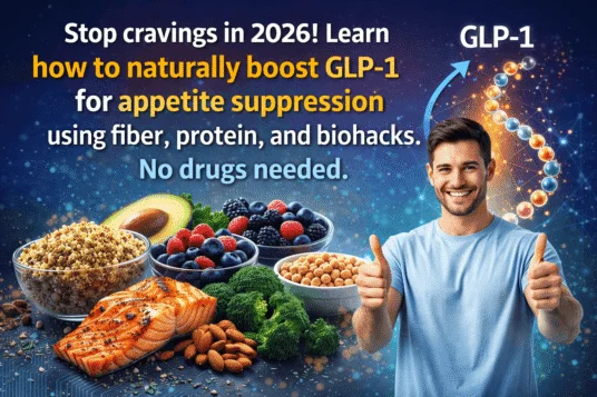 How to naturally boost GLP-1 for appetite suppression